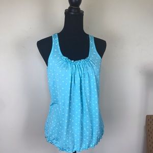 3/$15 Jaclyn Initimated Blue Pajama Tank M